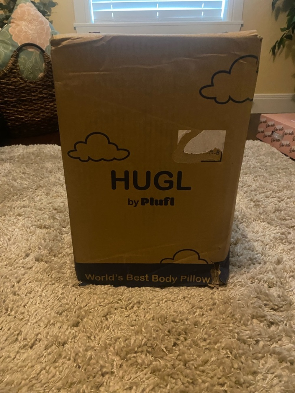 HUGL by Plufl Body Pillow and cooling blanket